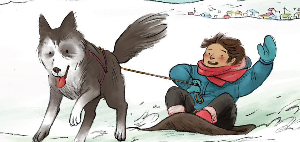 Kamik’s First Sled Inuktitut Book